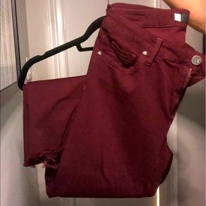MAROON JEANS